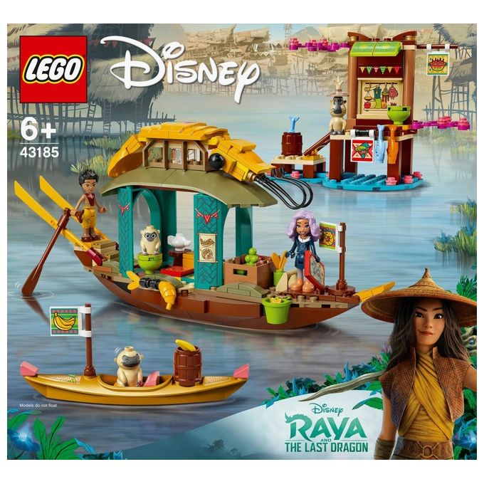 LEGO 43185 Disney Princess Barca di Boun 247 pezzi colore Multicolore