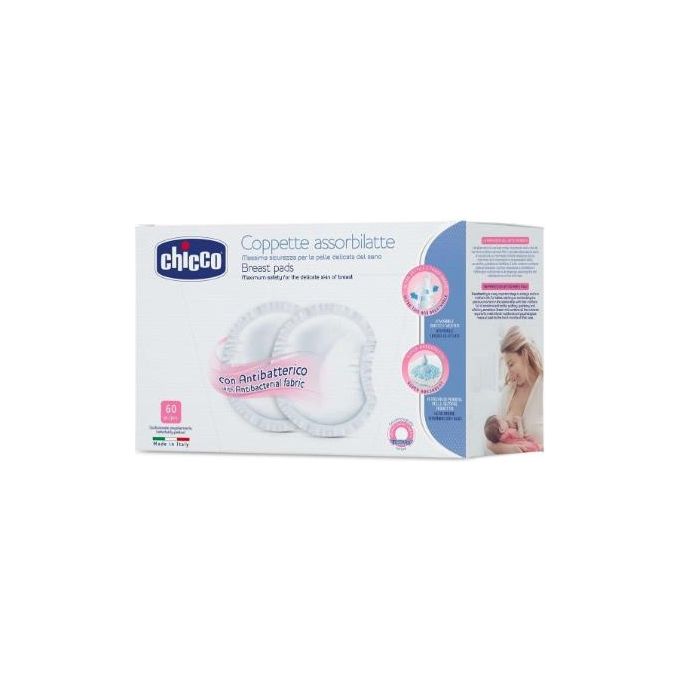 Chicco 00061773000000 Dischetti assorbilatte proteggiseno antibatterici