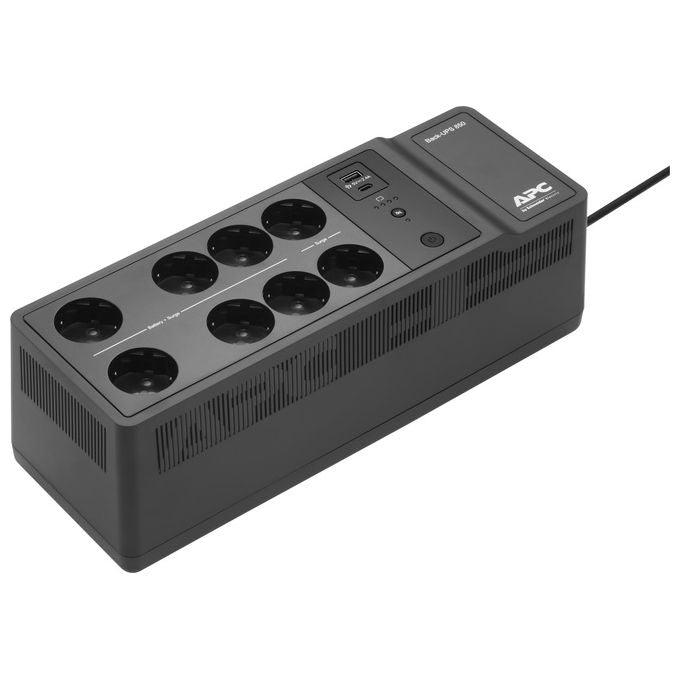 APC Back-UPS BE850G2 UPS 230 V c.a. V 520W 850VA Connettori di Uscita 8 Nero