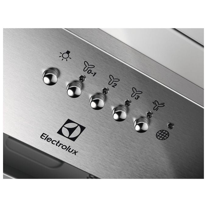 Electrolux LFG716X Cappa Aspirante o Filtrante ad Incasso 3 Velocita' Hob2Hood Classe energetica A Portata 580m³-h 54 cm Acciaio Inox