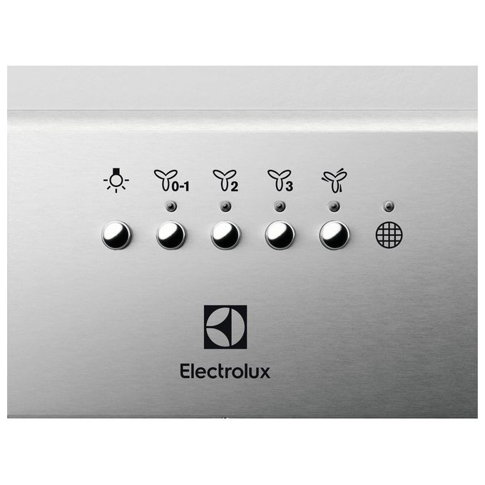 Electrolux LFG716X Cappa Aspirante o Filtrante ad Incasso 3 Velocita' Hob2Hood Classe energetica A Portata 580m³-h 54 cm Acciaio Inox