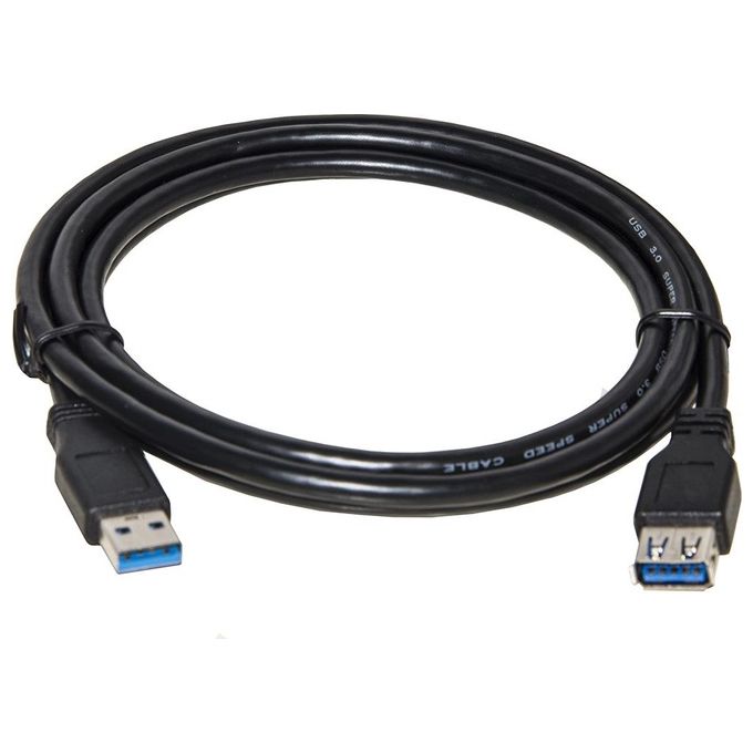 Digitus Cavo Usb 3.0 Connettori A-A M-F in Prolunga Rame 1,8mt Nero