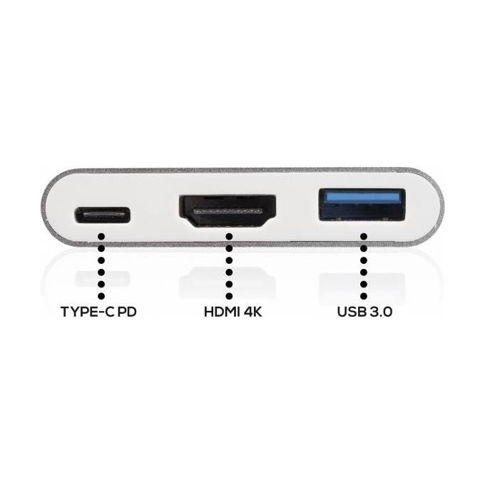 Vultech Adattatore Usb Type-C 1 Hdmi 1 Usb 3.0