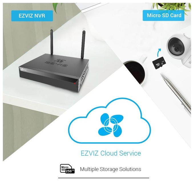 Ezviz C6N Telecamera Wi-Fi Interno Fullhd Motorizzata a 360°, Videocamera Sorveglianza Interno Wi-Fi per Animali e Bambini con Visione Notturna, Tracciamento del Movimento e Audio Bi-direzionale