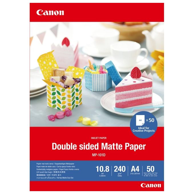 Canon MP-101 D A4 50 Fogli Double Sided Matte Paper 240gr
