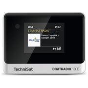Technisat DigitRadio 10 C Radio Digitale Personale Analogico Nero-Argento