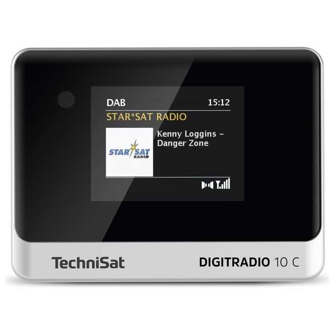 Technisat DigitRadio 10 C Radio Digitale Personale Analogico Nero-Argento