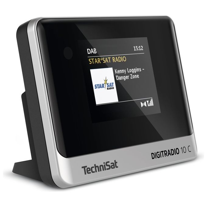 Technisat DigitRadio 10 C Radio Digitale Personale Analogico Nero-Argento