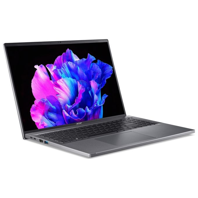 ACER Swift Go 16 SFG16-71-72JL – Notebook 16″ 3.2K OLED Intel Core i7-1355U 16 GB RAM 512 GB SSD Intel Iris Xe Graphics Windows 11 Home Grigio