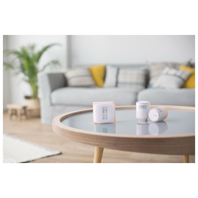 Netatmo Termostato Smart con 3 Valvole Kit Completo di Controllo Termico Intelligente per la Casa