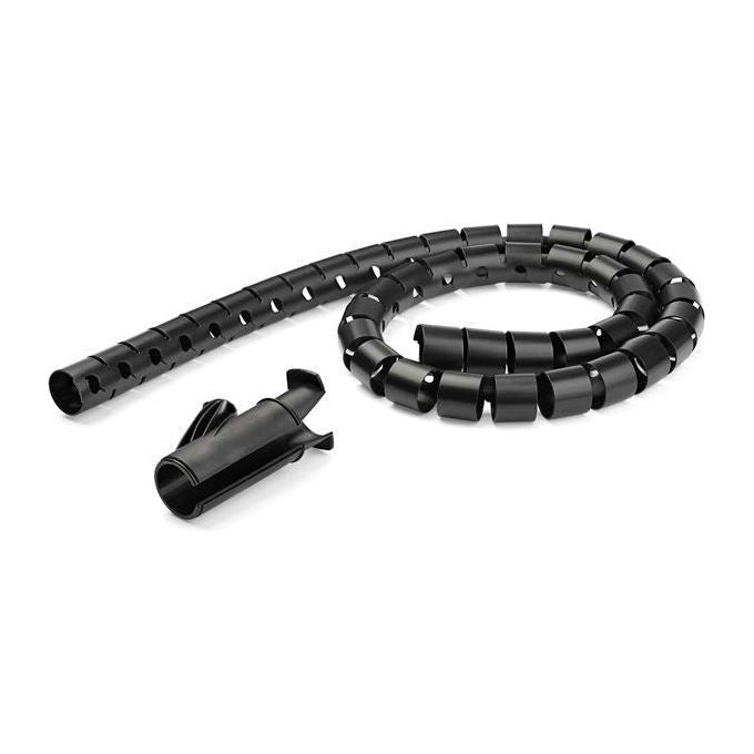 StarTech.com CMSCOILED2 Guaina di gestione cavi a spirale diametro 25 mm lunghezza 2,5 m colore Nero