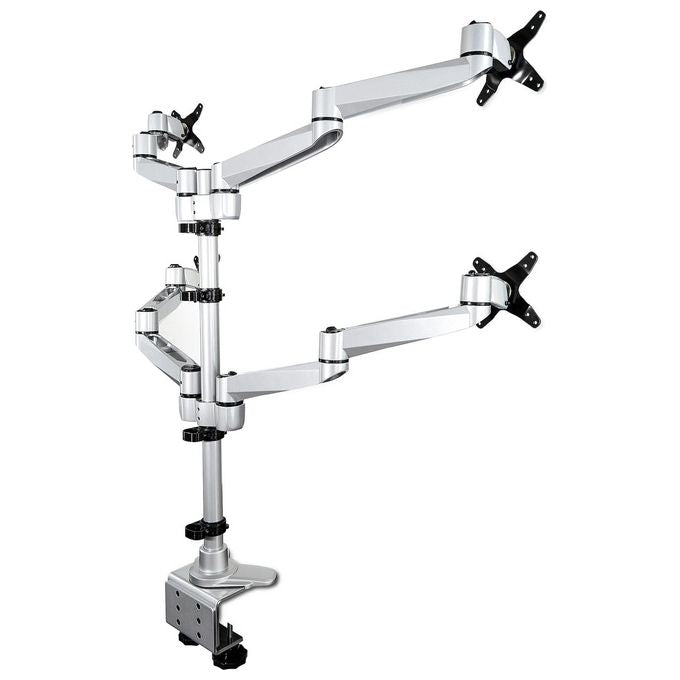 Startech.com Supporto per 4 Monitor Completamente Articolabile Premium