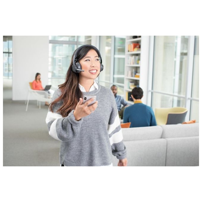 Logitech Zone Wireless Uc Cuffia Padiglione Auricolare Bluetooth Grafite