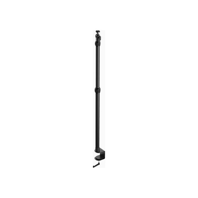Elgato Master Multi Mount L Estensibile Fino a 125cm con Testa Sferica Centrale Vite da 1-4 Pollice Morsetto da Scrivania Imbottito Nero