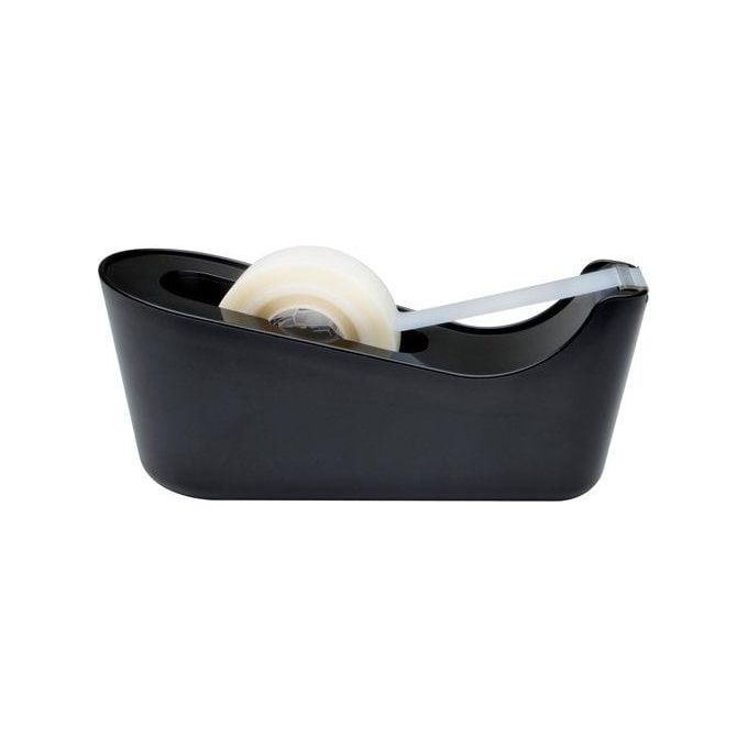 Scotch Dispenser da Tavolo C18 con 1 Rotolo 19x33mt Nero