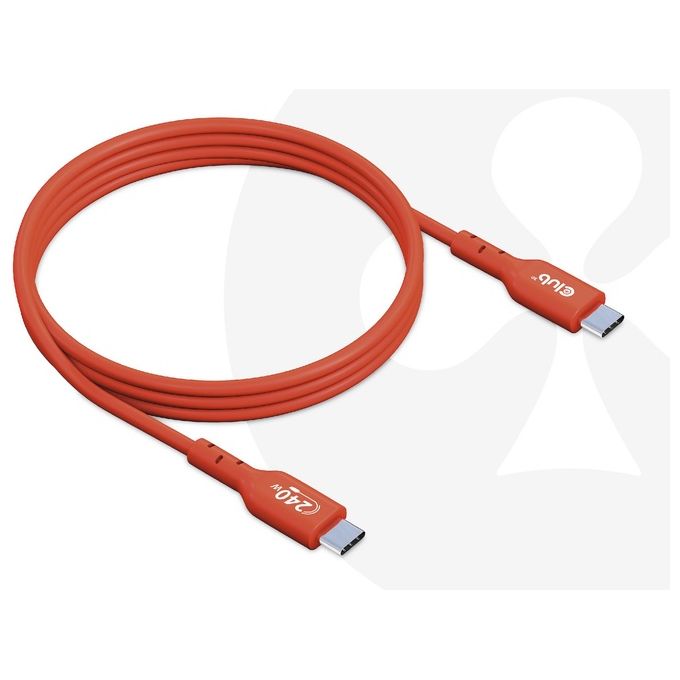 CLUB3D CAC-1511 Cavo USB 1mt USB 2.0 USB C Arancione