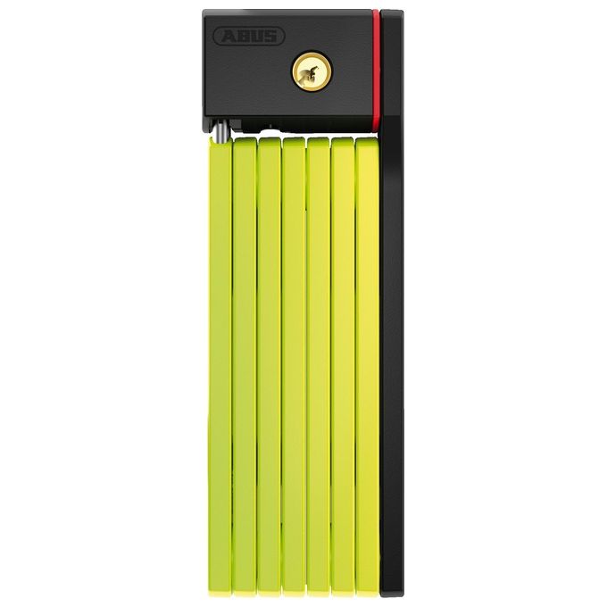 Abus Lucchetto pieghevole antifurto bicicletta con suppprto SH 100 cm Bordo BIG uGrip 5700-100 LM SH Lime