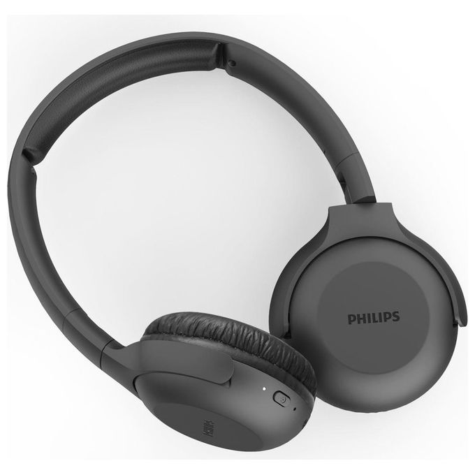 Philips TAUH202BK Cuffie UH202BK-00 Bluetooth On Ears, Senza Fili, Batteria 15 ore, Cuscinetti Auricolari Morbidi, Microfono, Pieghevole, Nero