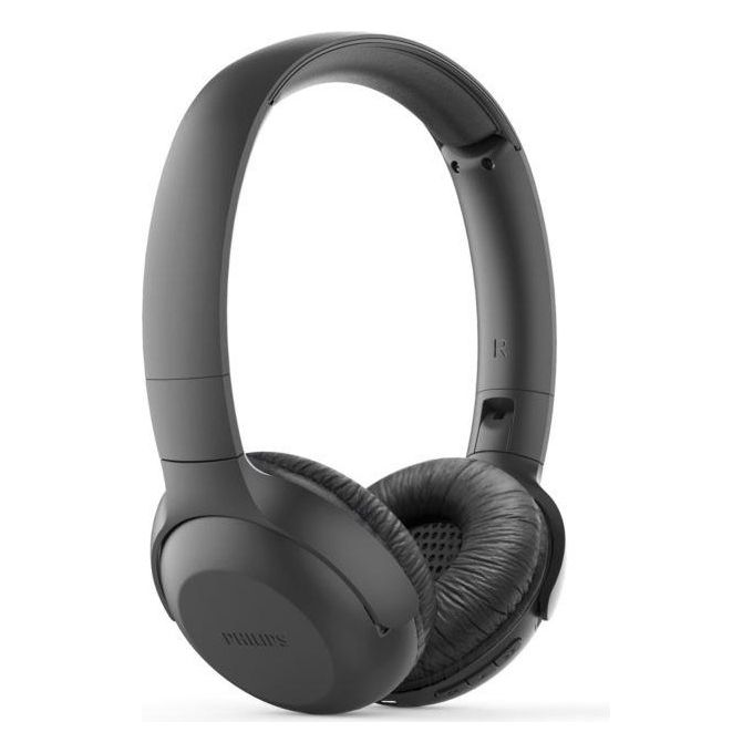 Philips TAUH202BK Cuffie UH202BK-00 Bluetooth On Ears, Senza Fili, Batteria 15 ore, Cuscinetti Auricolari Morbidi, Microfono, Pieghevole, Nero