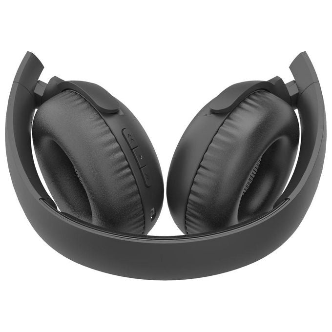 Philips TAUH202BK Cuffie UH202BK-00 Bluetooth On Ears, Senza Fili, Batteria 15 ore, Cuscinetti Auricolari Morbidi, Microfono, Pieghevole, Nero