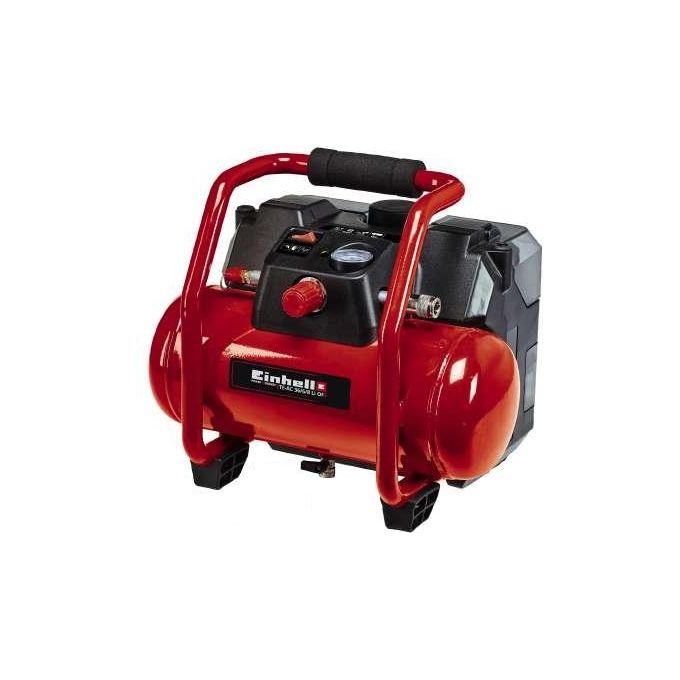 Einhell Compressore A Batteria Te-Ac 36-6-8 Li Serbatoio Da 6 Litri Motore Senza Olio Ideale Per Fai Da Te E Lavori Vari
