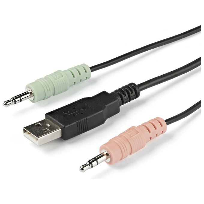 Startech.com Switch Kvm Hdmi a 2 Porte con Cavi Integrati Usb 4k 60 Hz