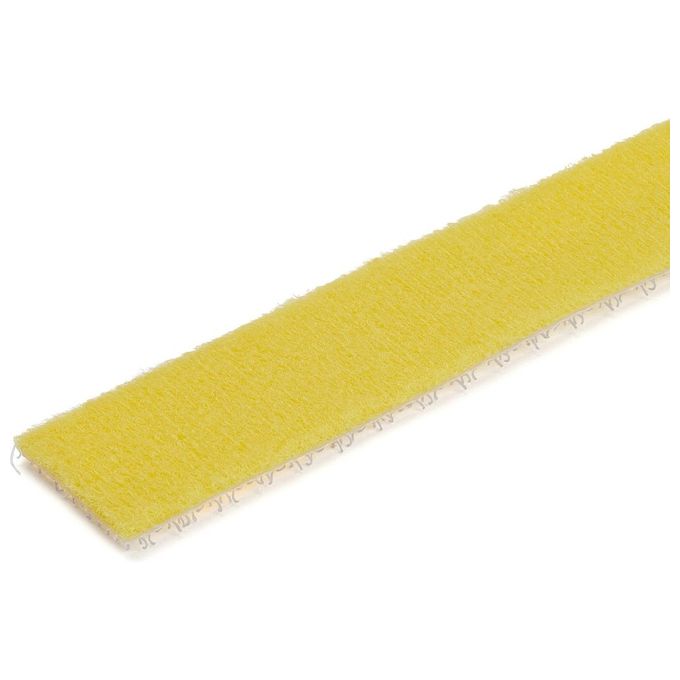 Startech HKLP25YW Rotolo di Nastro con Chiusura a Strappo da 7,6mt Giallo