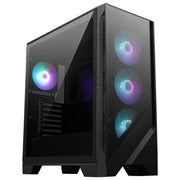 MSI MAG FORGE 320R AIRFLOW Computer Case Micro Tower Nero-Trasparente