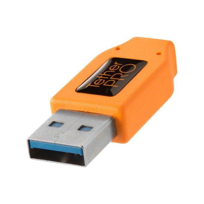 Tether Tools TetherPro USB 3.0 A-Micro B 4.6mt Arancio