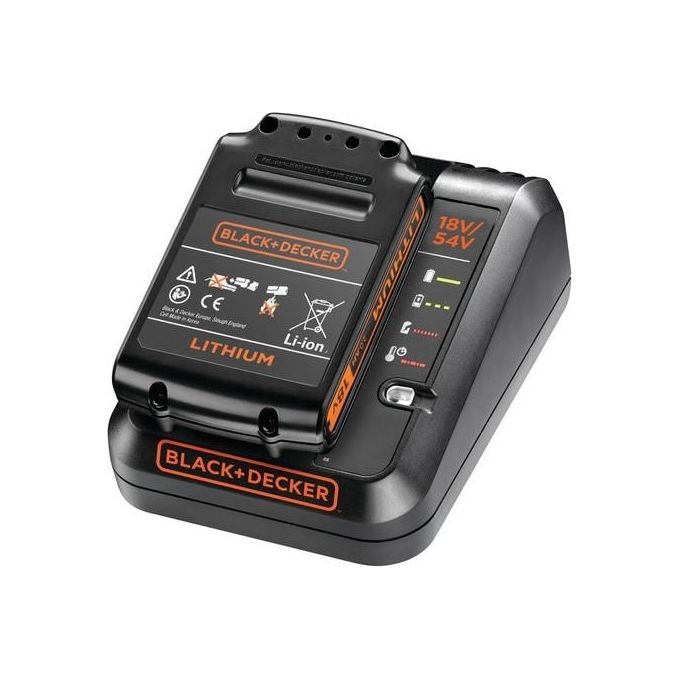 Black and Decker BDC2A20-QW Stazione di Ricarica 18V 2Ah