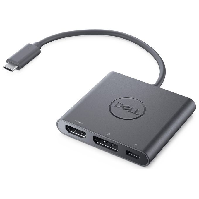 Dell DBQAUANBC070 Hub di Interfaccia Usb 3.2 Gen 1 Type-c Nero