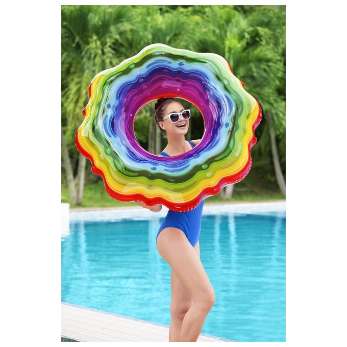 Bestway Salvagente Rainbow Ribbon Multicolor