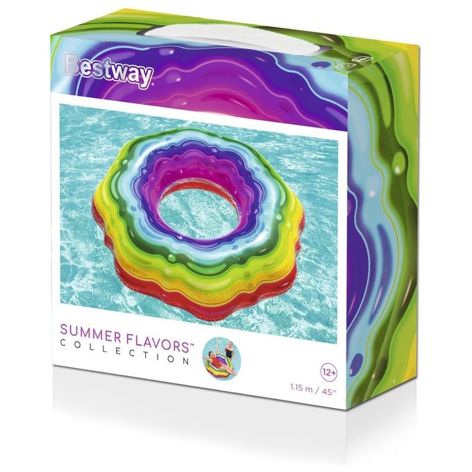 Bestway Salvagente Rainbow Ribbon Multicolor