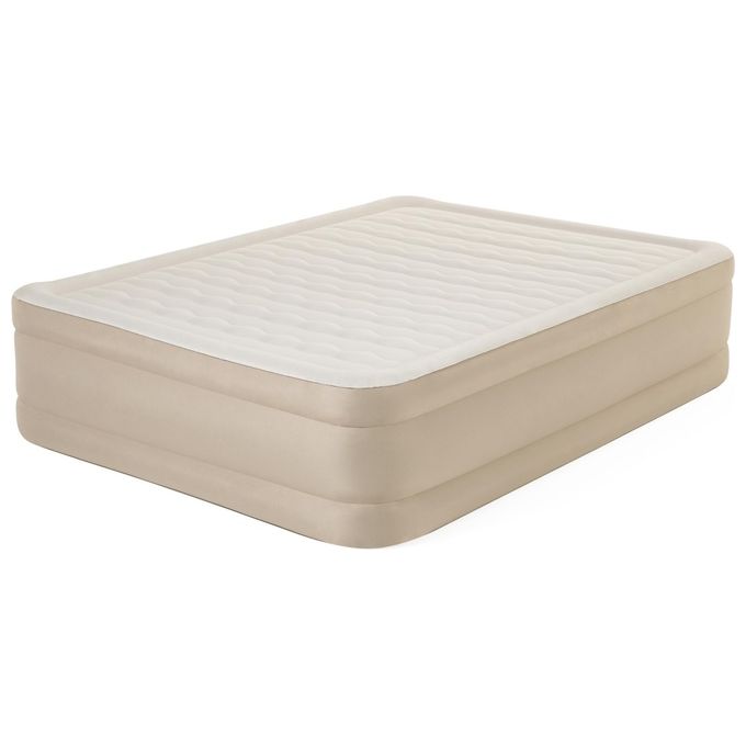 Bestway Fortech Materasso ad Aria Doppio Materasso Beige Unisex