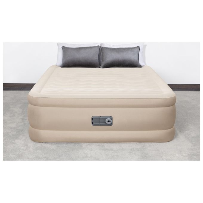 Bestway Fortech Materasso ad Aria Doppio Materasso Beige Unisex