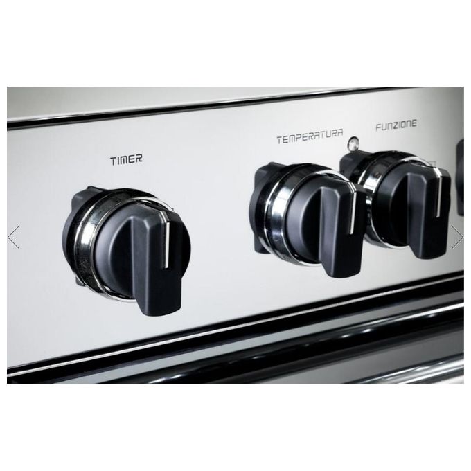 De Longhi GEMMA 96 M ED Linea Gemma Cucina a Gas Libera Installazione Forno Elettrico 5 Fuochi Griglie in Ghisa Classe energetica A Bruciatore Tripla Corona 9 Funzioni 90 cm Acciaio Inox