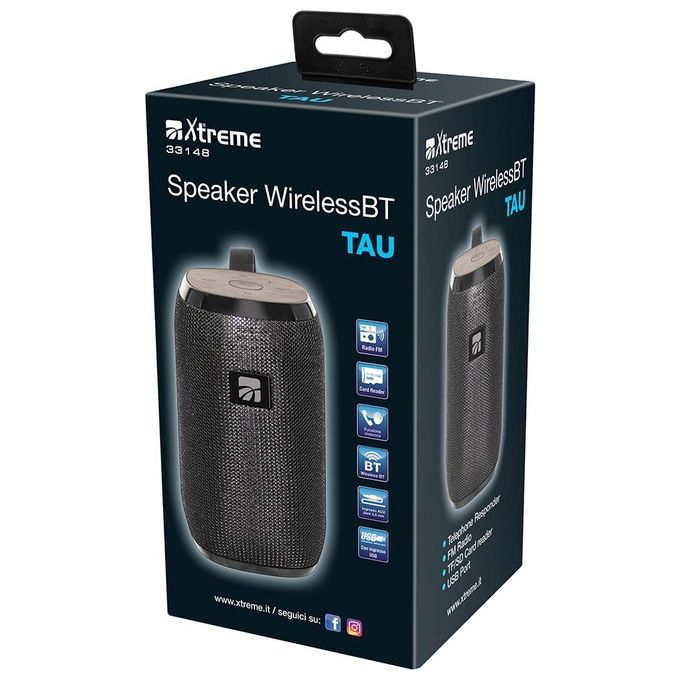 Xtreme Videogames Cassa Wireless Tau Nero