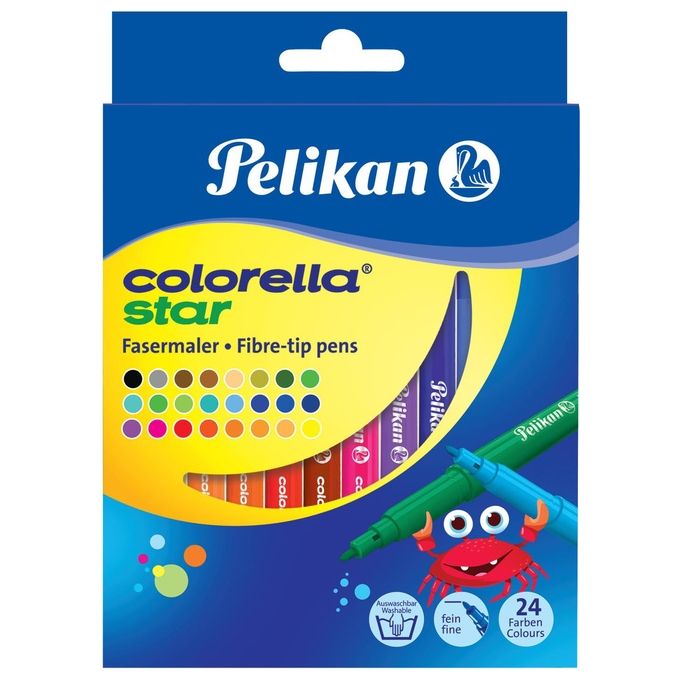 Pelikan Colorella Star Pennarelli 24 Pezzi