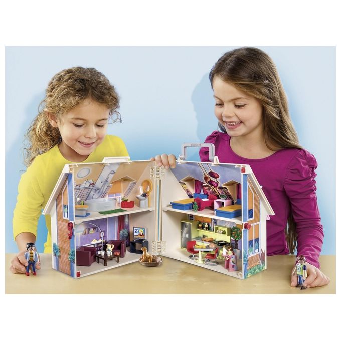 Playmobil Dollhouse Costruzioni Casa delle Bambole Portatile