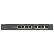 Netgear GS308PP Switch Non Gestito Gigabit Ethernet 10-100-1000 Nero Supporto Power Over Ethernet