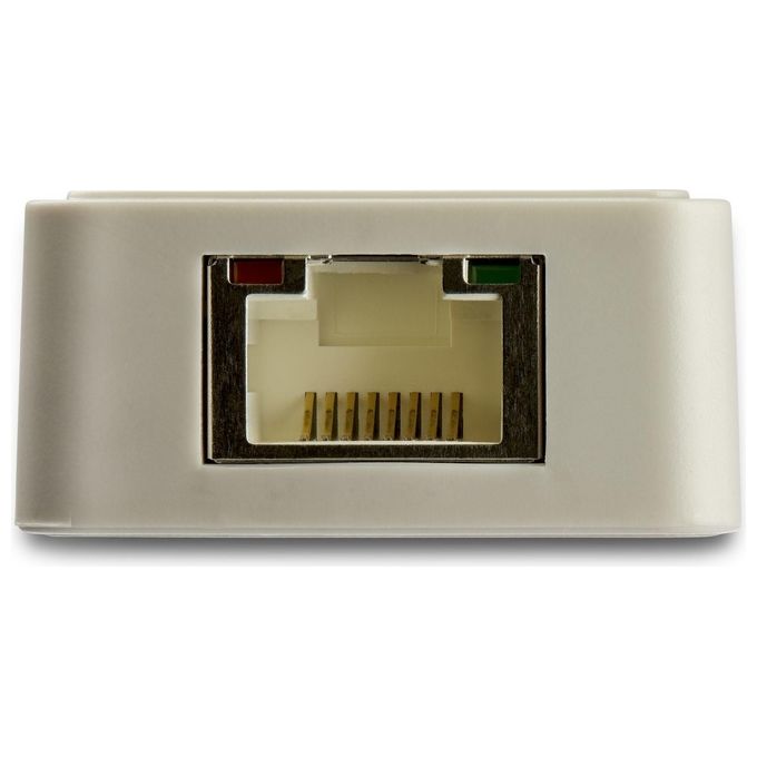 Startech.com Adattatore Usb-c Ethernet con Porta Usb 3.0 Aggiuntiva Bianco