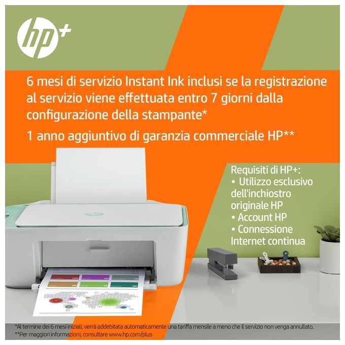 [ComeNuovo] HP DeskJet 2722e All-in-One  Stampante Multifunzione Getto Termico d'Inchiostro