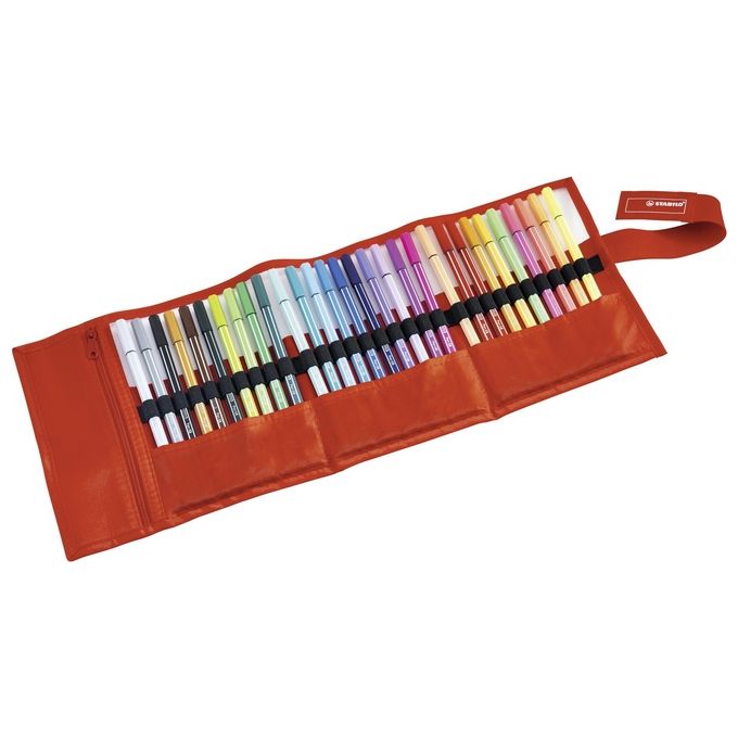 Pennarello Premium - STABILO Pen 68 - Rollerset con 30 Colori assortiti