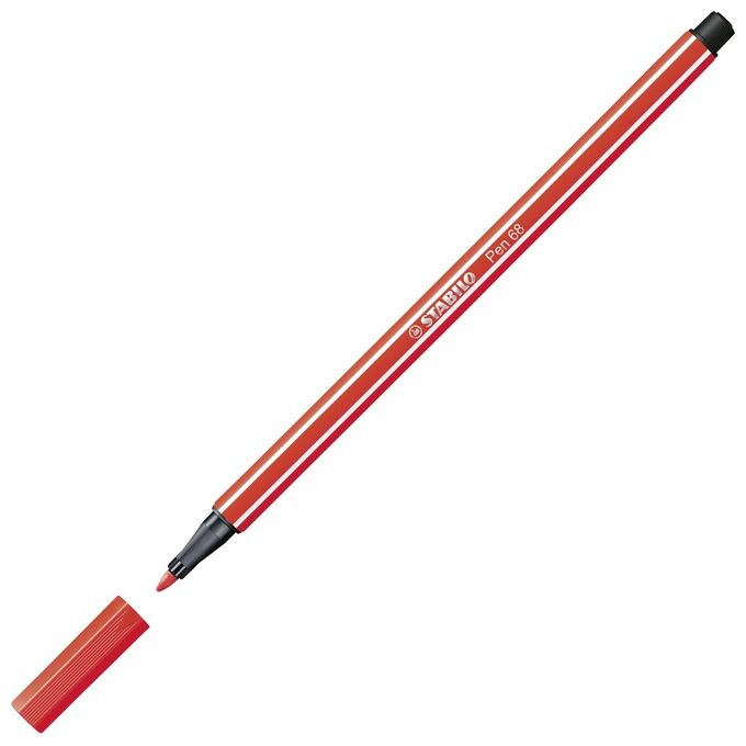 Pennarello Premium - STABILO Pen 68 - Rollerset con 30 Colori assortiti