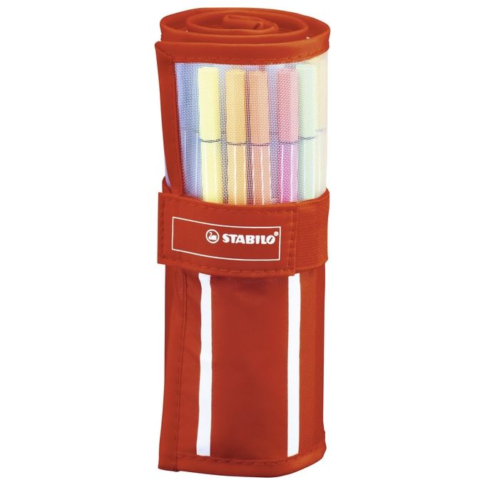 Pennarello Premium - STABILO Pen 68 - Rollerset con 30 Colori assortiti