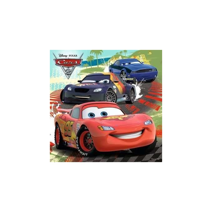 Puzzle 3X49 Cars 2 Giro Mondo