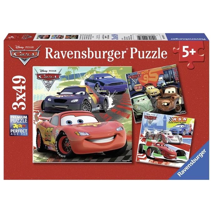 Puzzle 3X49 Cars 2 Giro Mondo