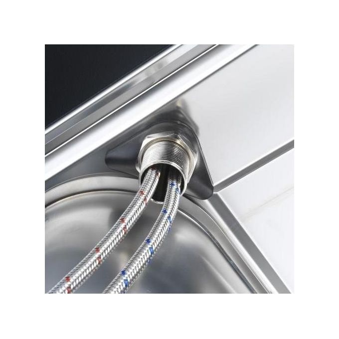 Foster 8427 020 Twix Plus Miscelatore monocomando  con canna girevole 120° e bocca estraibile Cromato