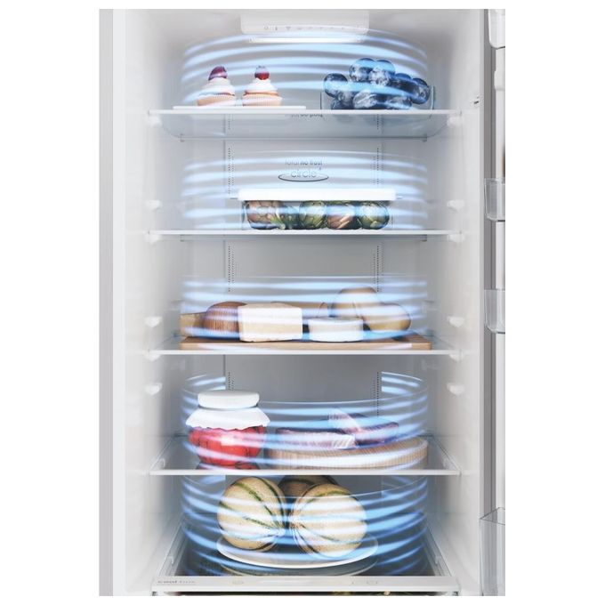 Candy Fresco CCE4T620DS Frigorifero Combinato Libera Installazione 377 Litri Classe Energetica D Argento