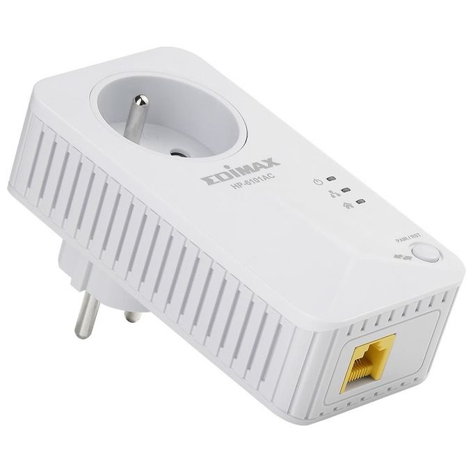 Edimax Networking 500mbps Nano Powerline Adattatore W-integrated Power Socket Kit